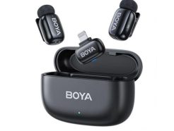Microphone Boya Mini 15 Wireless System (USB-C Receiver, 2x Mic) Black