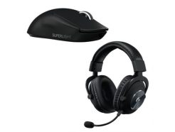 Bundle Logitech Mouse G PRO X Superlight Wireless & Headphones PRO X Wireless Gaming Black
